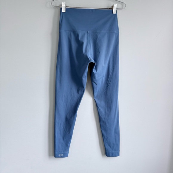 SET Active Sportbody High Rise Leggings in Sky Blue Size S Yoga Gym Activewear - Picture 3 of 10